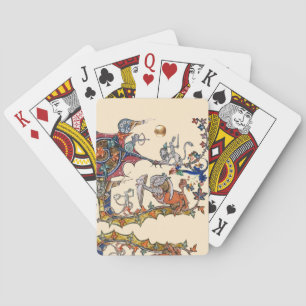 Jeu De Cartes TIERS ESCALIERS DE GUERRE BESTIAIRE MÉDIÉVALE, Rab