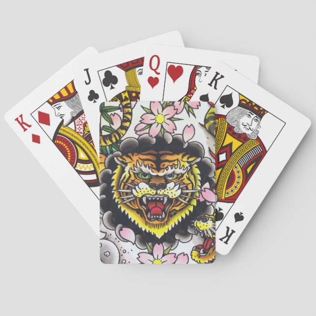 Jeu De Cartes Tiger (dos)