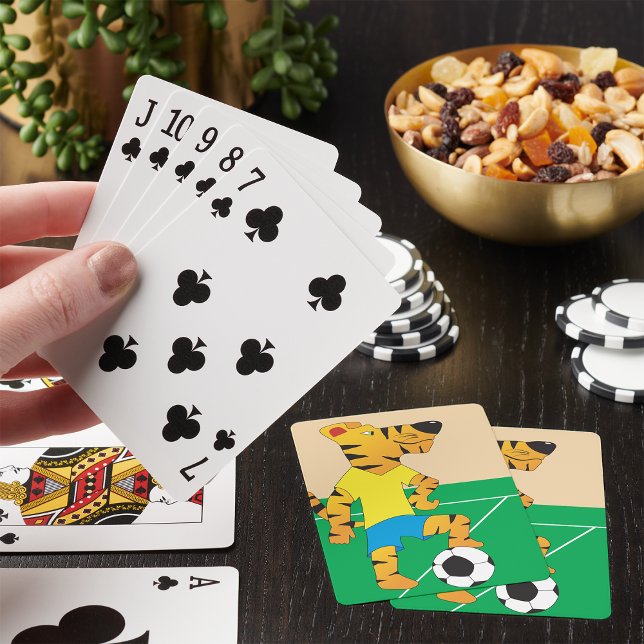 Jeu De Cartes Tiger Jouer au football (Créateur téléchargé)
