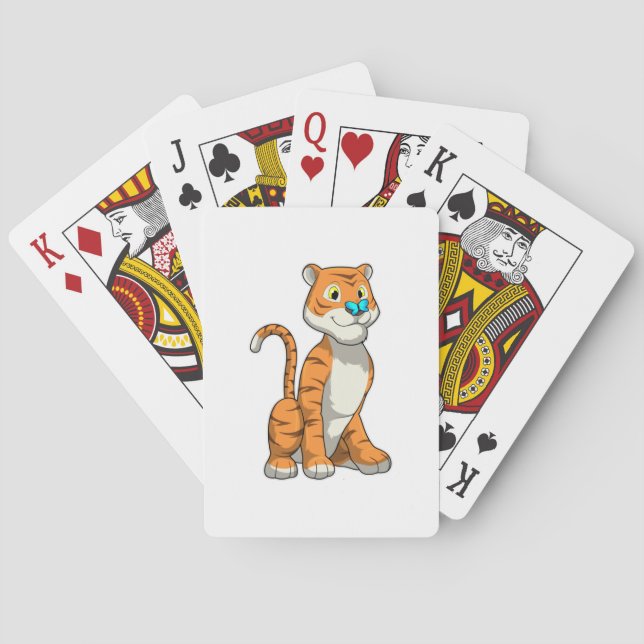 Jeu De Cartes Tigre avec papillon (dos)