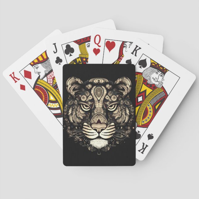 Jeu De Cartes Tigre d'or (dos)