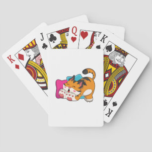 Jeu De Cartes Tigre fatigué