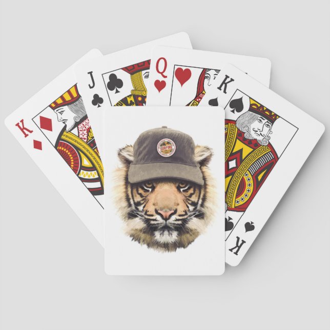 Jeu De Cartes Tigre surfant (dos)