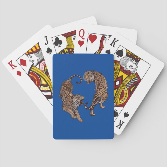 Jeu De Cartes Tigres du Yin yang (dos)