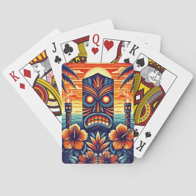 Jeu De Cartes Tiki Bar Lecture Cartes (dos)