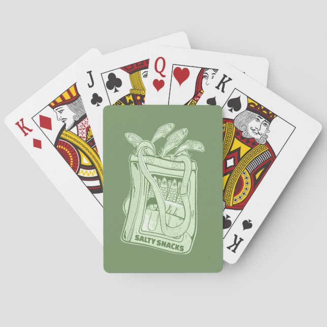 Jeu De Cartes Tin de sardines salé snack (dos)