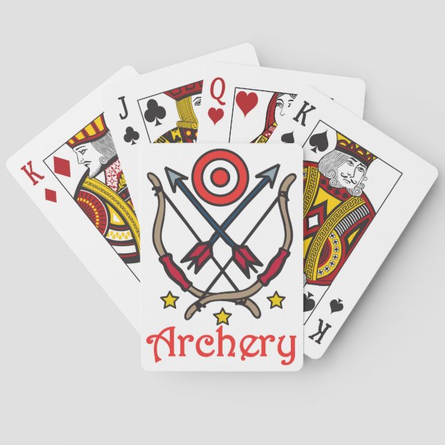 Jeu De Cartes Tir à l'arc en flèche (dos)