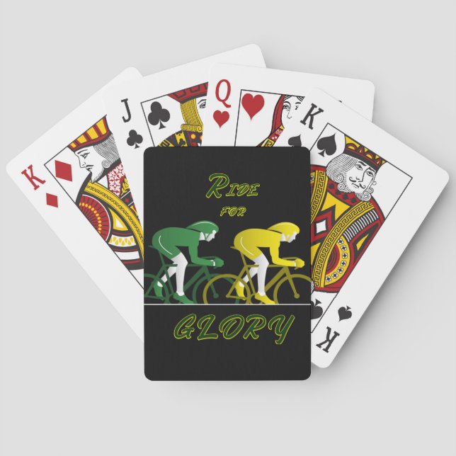 Jeu De Cartes Toile d'art pour la gloire du cyclisme (dos)