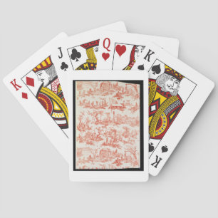 Jeu De Cartes Toile de Jouy, illustrant les procédés de fabricat