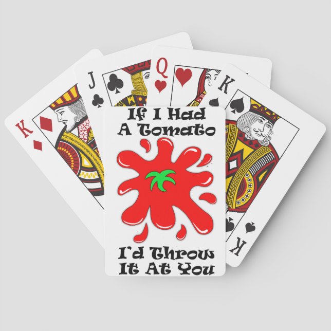 Jeu De Cartes Tomate Jouer des cartes (dos)