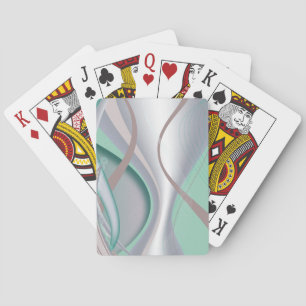 Jeu De Cartes Tornade abstraite de menthe de chocolat