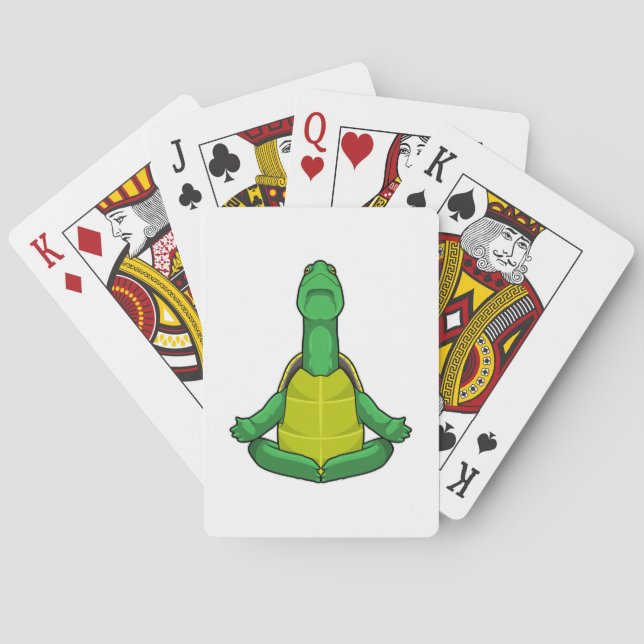 Jeu De Cartes Tortue à la méditation de Yoga (dos)