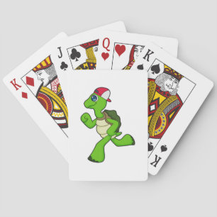 Jeu De Cartes Tortue comme coureur avec Casquette