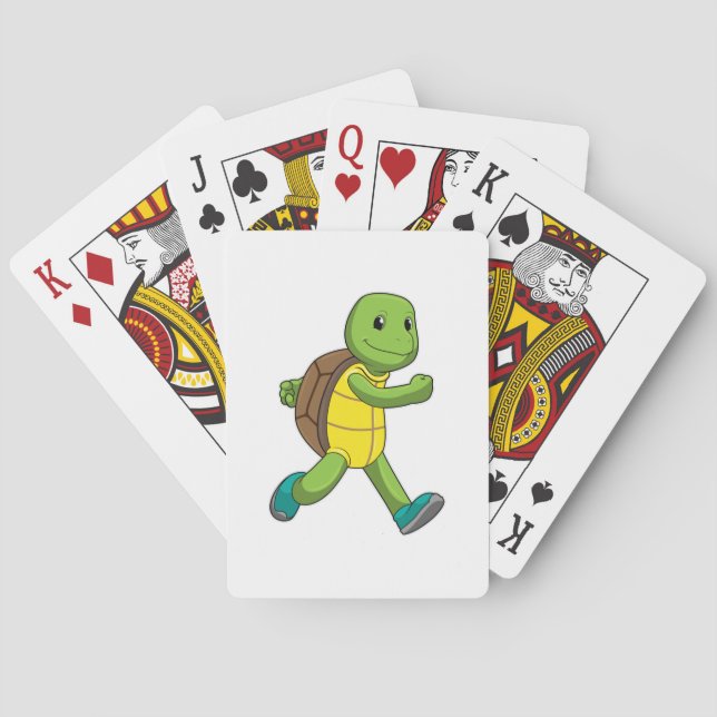 Jeu De Cartes Tortue en course (dos)