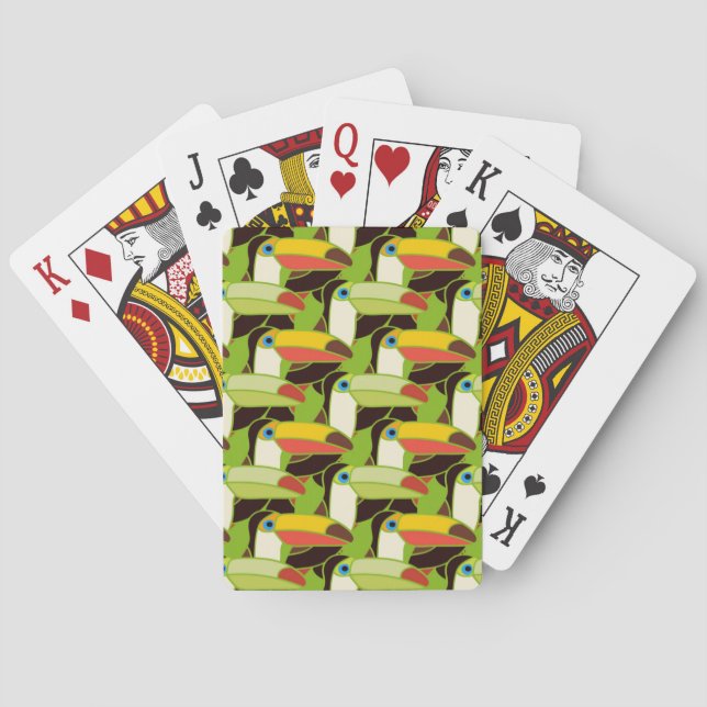 Jeu De Cartes Toucans colorés (dos)