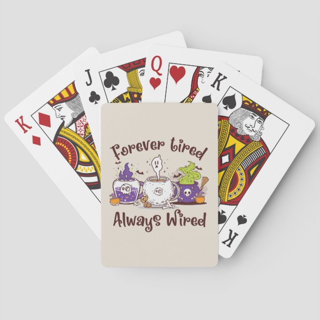 Jeu De Cartes Toujours fatigué, toujours câblé (dos)