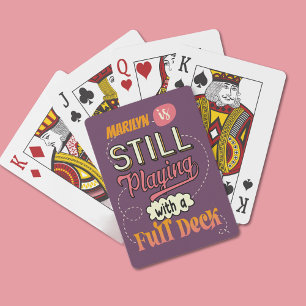 Jeu De Cartes Toujours jouer avec un pont complet amusant Person