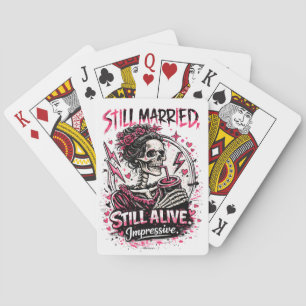 Jeu De Cartes Toujours mariés Toujours vivants Squelette impress