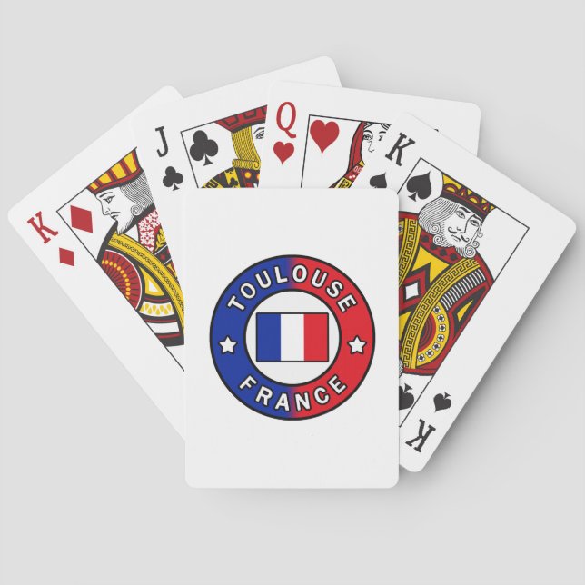 Jeu De Cartes Toulouse France (dos)