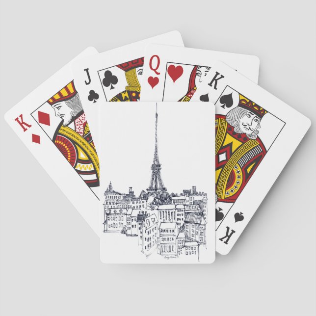 Jeu De Cartes Tour Eiffel (dos)