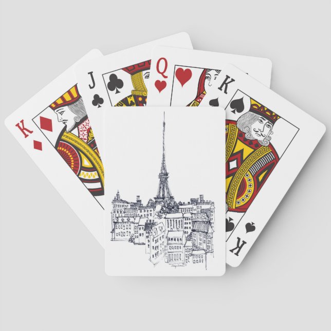 Jeu De Cartes Tour Eiffel (dos)