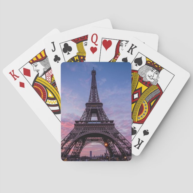 Jeu De Cartes Tour Eiffel Paris (dos)