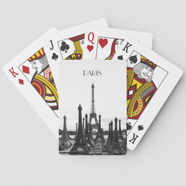 Jeu De Cartes Tour Eiffel Paris jouer aux cartes (dos)