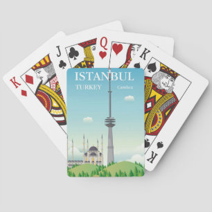 Jeu De Cartes Tour   Istanbul, Turquie de Camlica