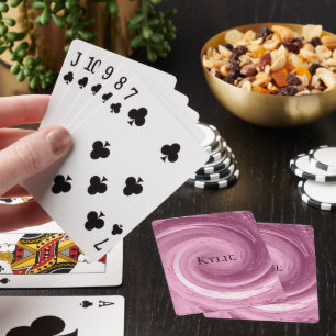 Jeu De Cartes Tourbillon Rose Chic