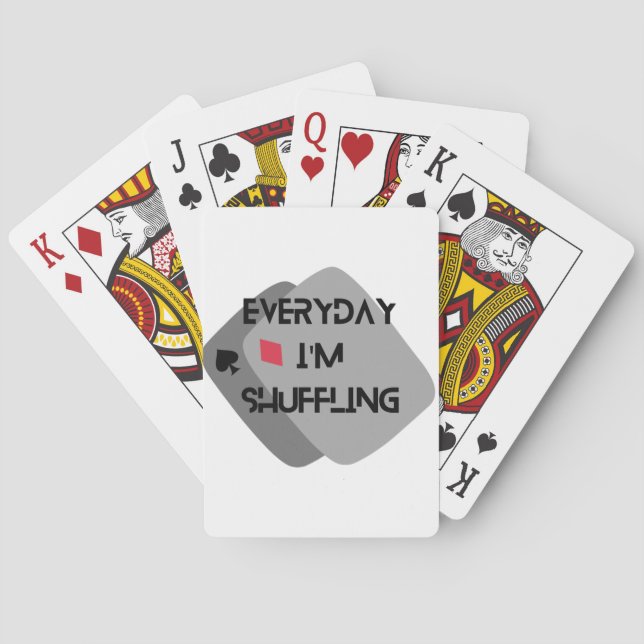 Jeu De Cartes tous les jours, je tremble (dos)