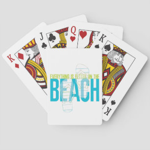 Jeu De Cartes Tout est mieux sur la plage