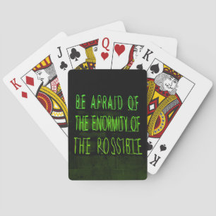 Jeu De Cartes Tout est possible vert néon