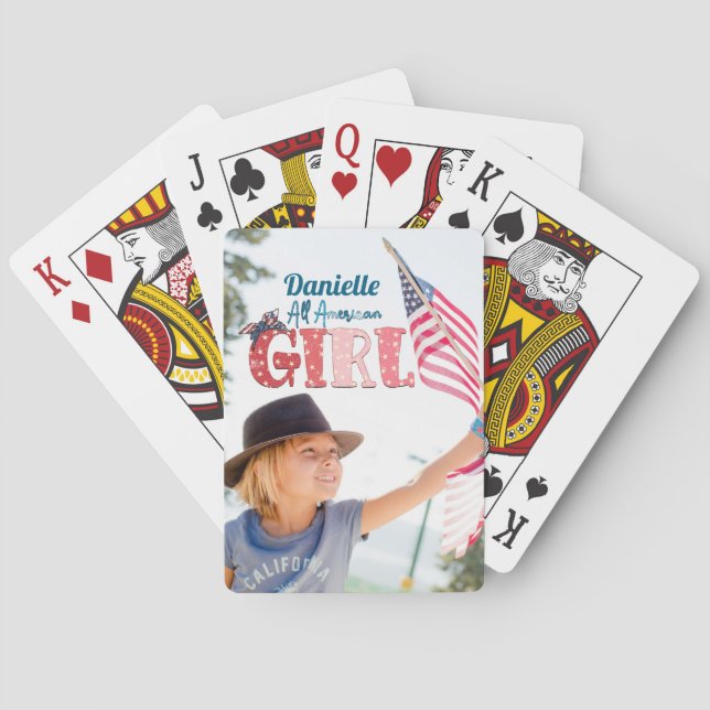 Jeu De Cartes Toutes les American Girl personnalisées Jouer des  (dos)