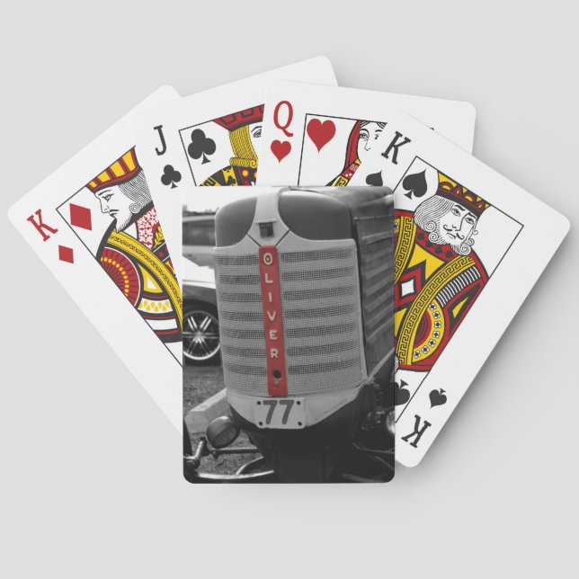 Jeu De Cartes Tracteur Oliver (dos)