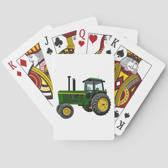 Jeu De Cartes Tracteur vert (dos)