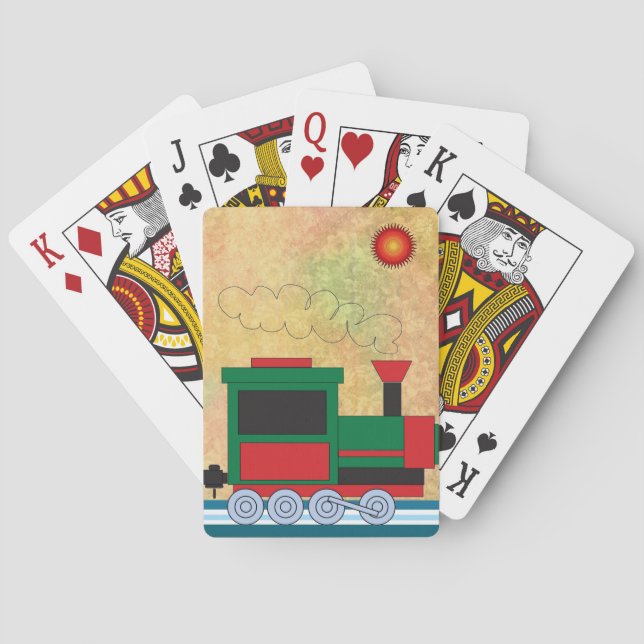 Jeu De Cartes Train (dos)