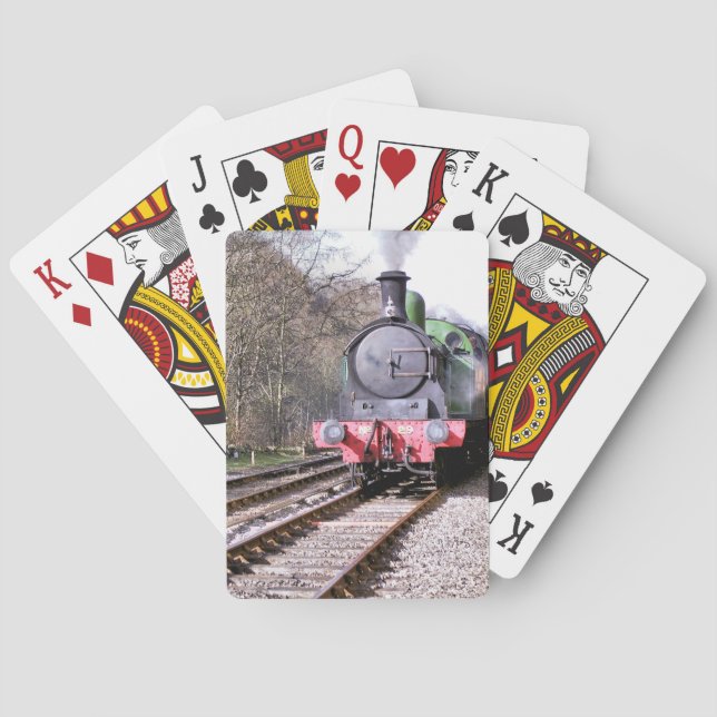 JEU DE CARTES TRAINS À VAPEUR (dos)