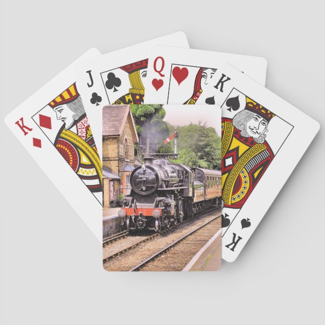 JEU DE CARTES TRAINS À VAPEUR (dos)