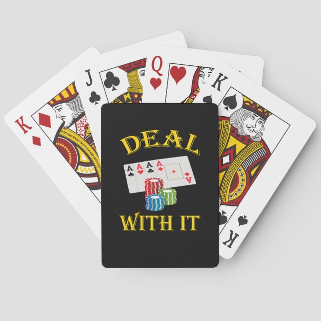 Jeu De Cartes Traitez Avec It Classic Playing Cards (dos)