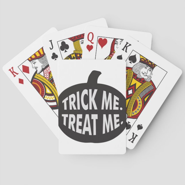 Jeu De Cartes Traitez-moi en B/W (dos)