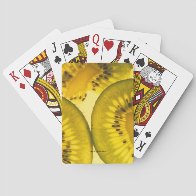 Jeu De Cartes Tranches de kiwi (dos)
