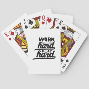 Jeu De Cartes Travailler dur Jouer si dur Essentiel