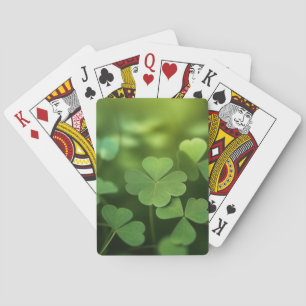 Jeu De Cartes Trèfle à quatre feuilles chanceux