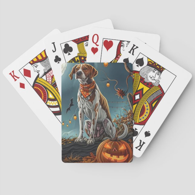 Jeu De Cartes Treking Walker Halloween Éffrayant (dos)