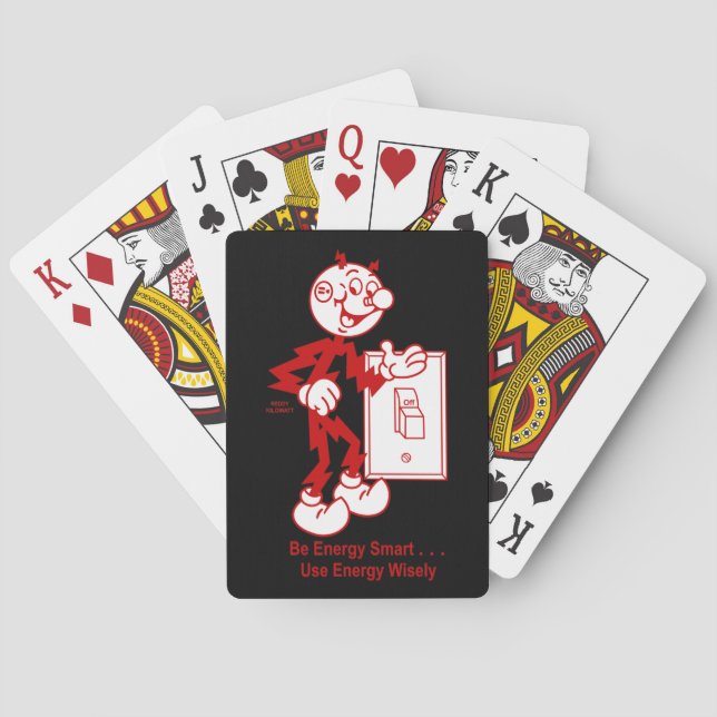Jeu De Cartes Très amusant Reddy Kilowatt (dos)