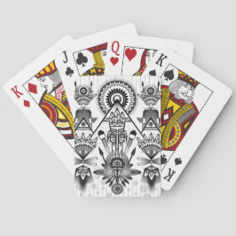 Jeu De Cartes Tribal autochtone Abstrait