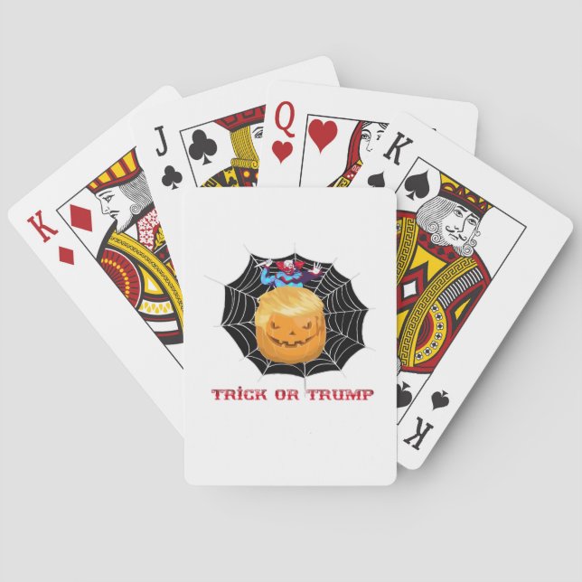 Jeu De Cartes Trick Ou Halloween Clown effrayant (dos)