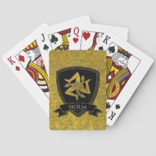 Jeu De Cartes Trinacria sicilien votre texte