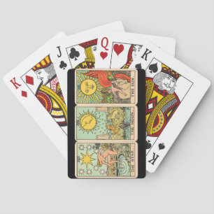 Jeu De Cartes Trio Tarot vintage