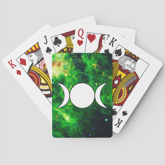 Jeu De Cartes Triple Lune Tarot (dos)